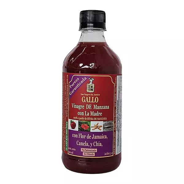 Vinagre De Manzana Con Madre F.J.+Canela+Chia 500g