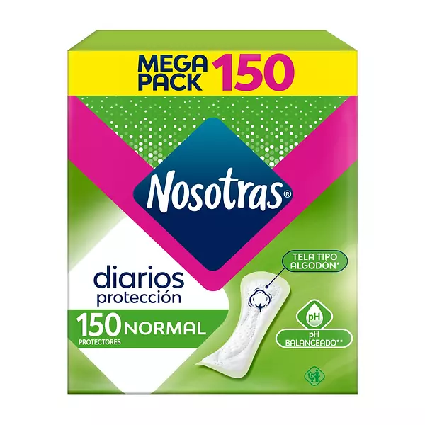 Protectores Nosotras Diarios Megapack 150 Und