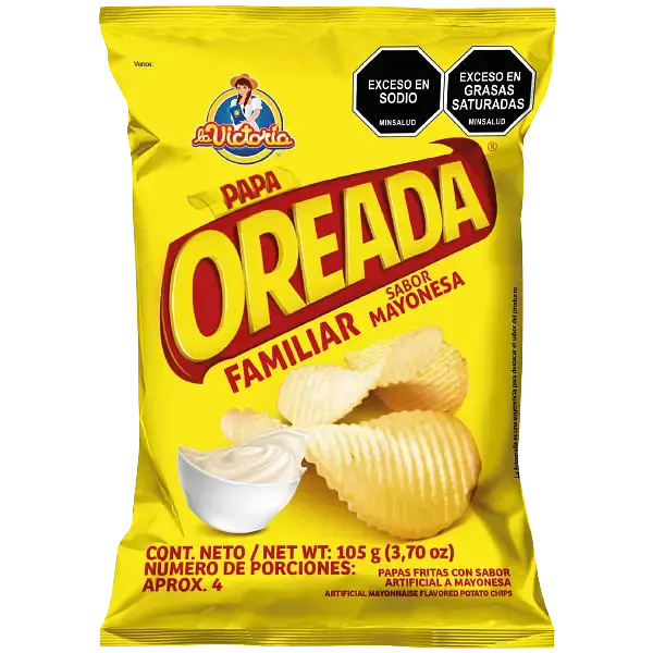 Pasabocas La Victoria Papa Oreada Mayonesa 105g