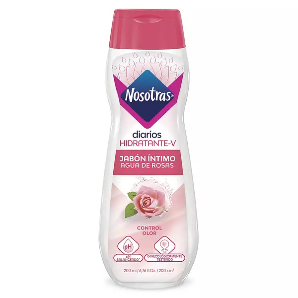 Jabon Intimo Nosotras Agua De Rosas 200ml