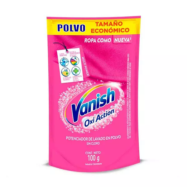 Desmanchador Vanish Rosa Doypack 100g