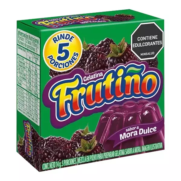 Gelatina Frutiño Mora 14g