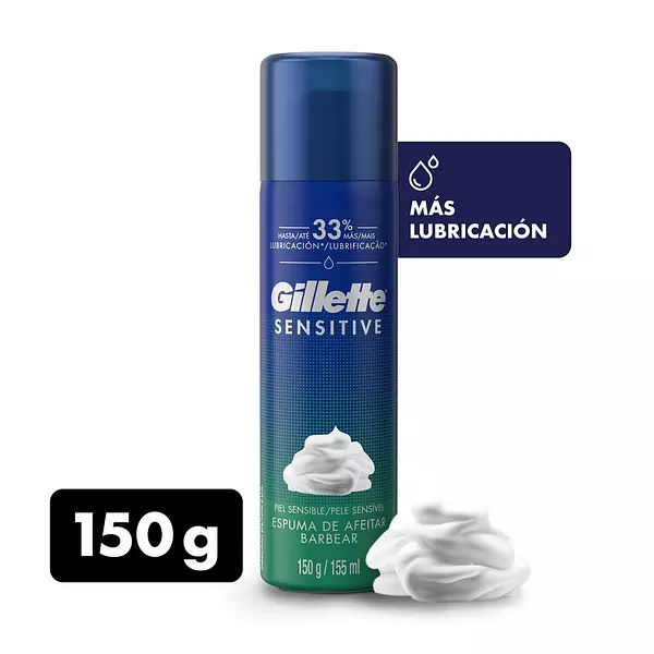 Espuma De Afeitar Gillette Foamy Sensitive 150g