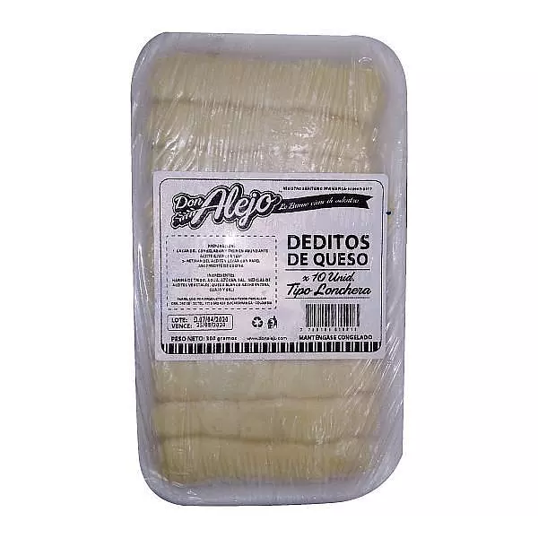 Deditos Don Alejo Para Fritar Tipo Lonchera 10*30g