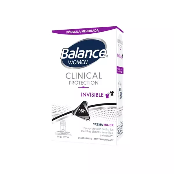 Desodorante Balance 50g Clinical Women Invisible