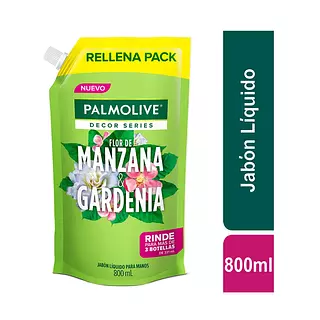 Jabon Liquido Palmolive Manzana Y Gardenia Doypack 800ml