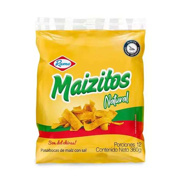 Pasabocas Maizitos Natural 12*30g