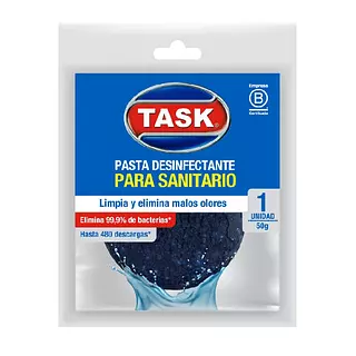 Pastilla Desinfectante Para Baño Task 50g