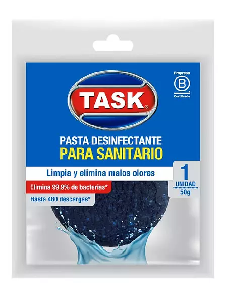 Pastilla Desinfectante Para Baño Task 50g