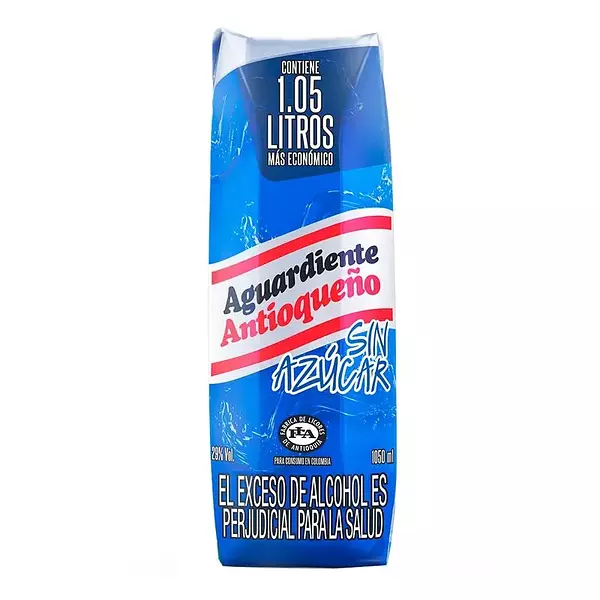 Aguardiente Antioqueño Sin Azúcar Tetra 1050ml