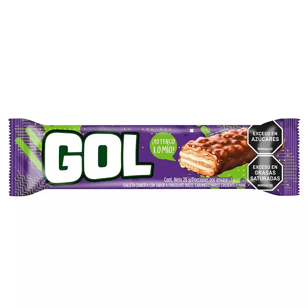 Galleta Gol Chocolate Caramelo 28g