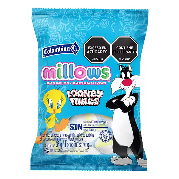 Masmelos Millowa Looney Tunes 35g