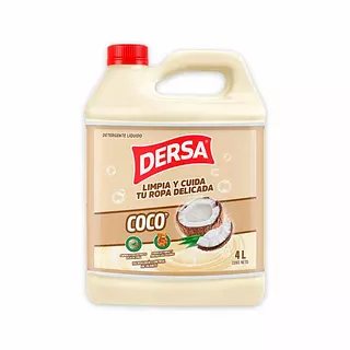 Detergente Dersa De Coco 4l