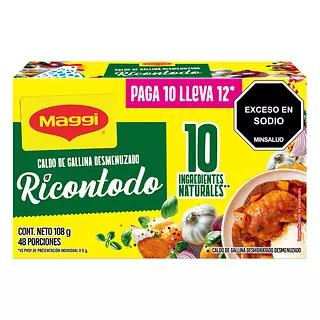 Caldo De Gallina Maggi Ricontodo Pague 10 Lleve 12