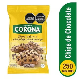 Chips Con Sabor A Chocolate Corona 250g