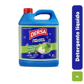 Detergente Dersa Liquido Manzana 4l