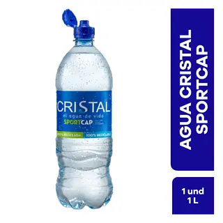 Agua Cristal Sport 1l