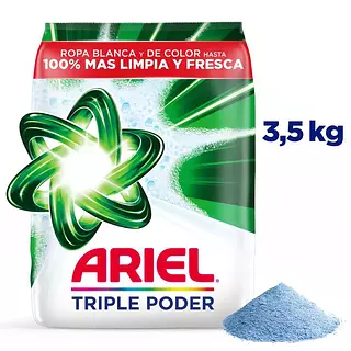 Detergente Ariel Triple Poder 3,5kg