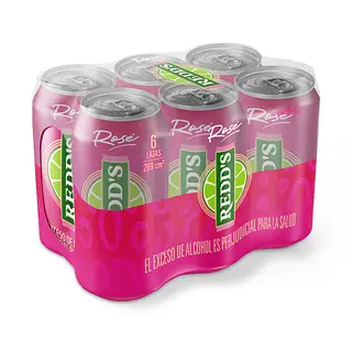 Cerveza Redds Rose Sixpack 269ml