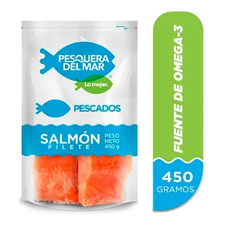 Filete De Salmon Pesquera Del Mar 450g