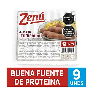 Salchicha Zenutradicional 225g