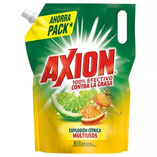 Lavaloza Axion Explosión Cítrica Doypack 1.5l
