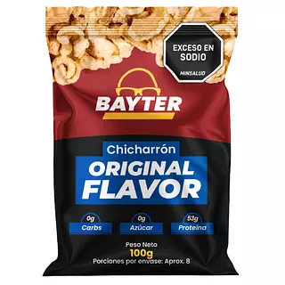 Chicharron Bayter Nutrition 100gr Original