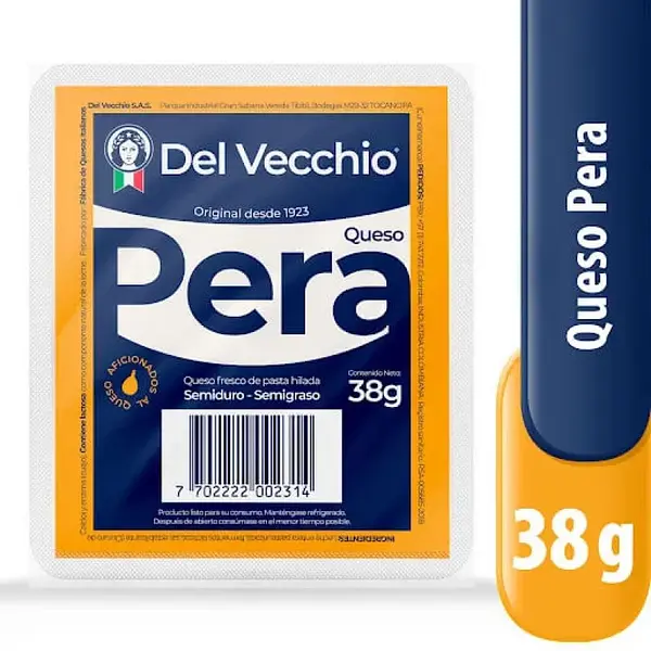 Queso Del Vecchio Pera 38g