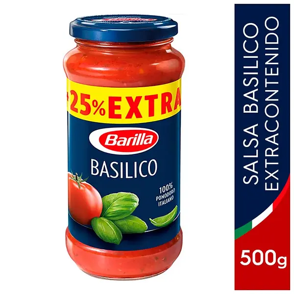 Salsa Basilico Barilla 500g