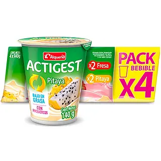 Yogurt Actigest Fresa - Pitaya 4*140g
