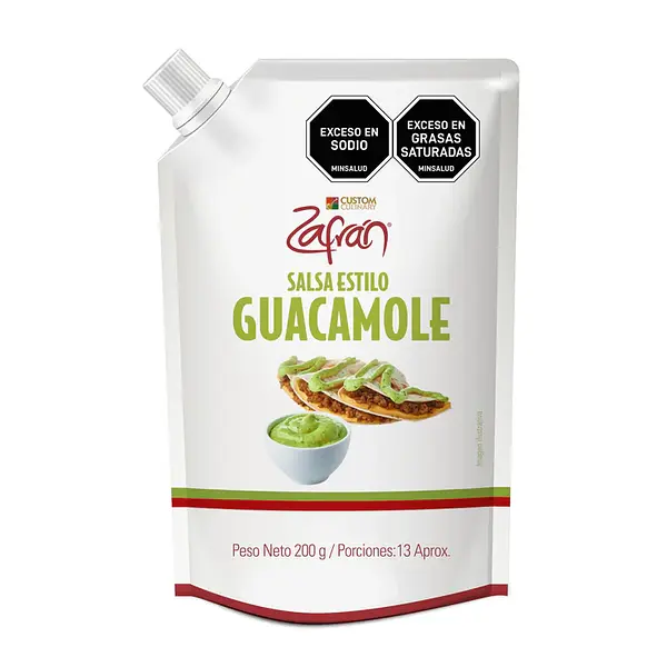 Salsa Guacamole Zafran 200g
