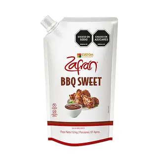 Salsa Bbq Sweet Zafran 80g