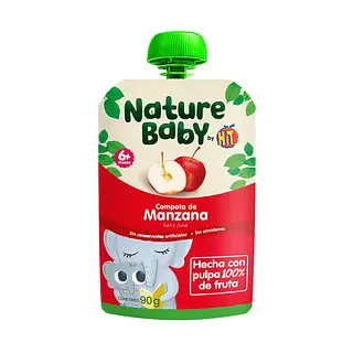 Compota Natura Baby Pouch Manzana 90g