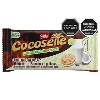 Galleta Cocosette Limonada De Coco 10*36g