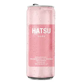Soda Hatsu Frambuesa Y Rosas 300ml