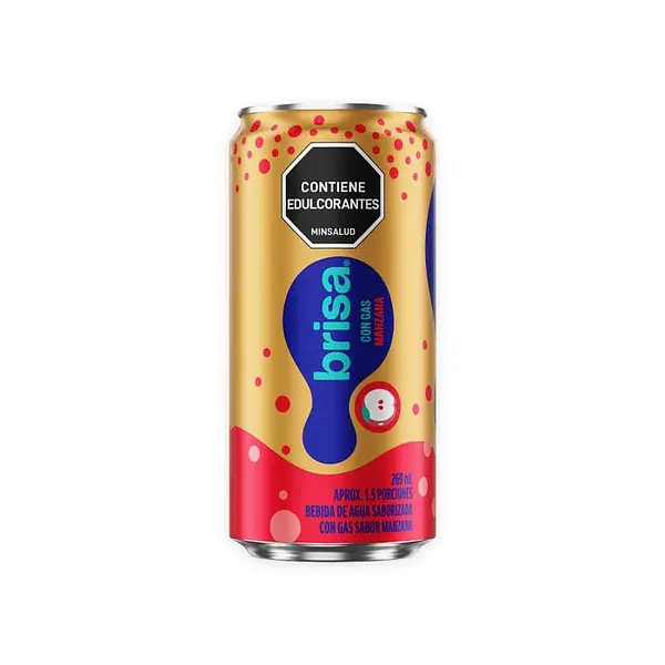 Agua Brisa En Lata Manzana 269ml