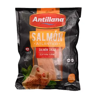 Filete De Salmon Atlantico Antillana 450g