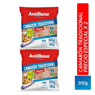 Camaron Tradicional Antillana 2*300g