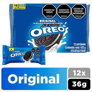 Galleta Oreo Vainilla 12*36g