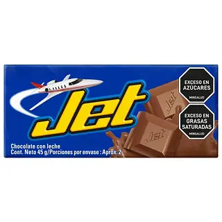 Chocolatina Jet Barra 45g