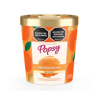 Popsy Helado Gourmet Mandarina Litro