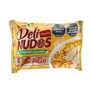 Sopa Deli Nudos Sabor A Pollo 87g