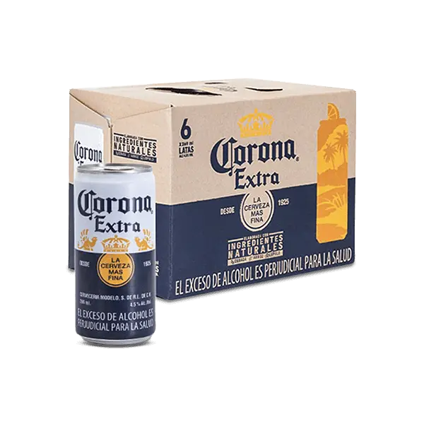 Cerveza Corona Sixpack De Lata 269ml
