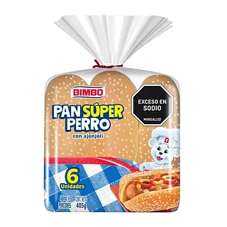 Pan Perro Bimbo Super 6*67.5g