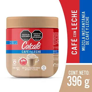Cafe Con Leche Colcafe Pet 396g