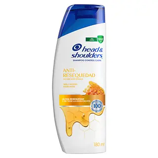 Shampoo H&S Antiresequedad Honey 180ml