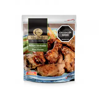 Alitas Finas Hierbas 900gr Mac Pollo