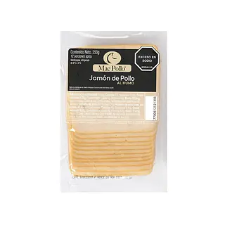 Jamón Al Humo 250gr Mac Pollo