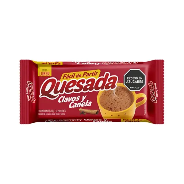 Chocolate Quesada Clavo Y Canela 400g