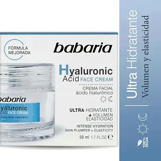 Crema Facial Babaria Acid Hyaluronic 50ml